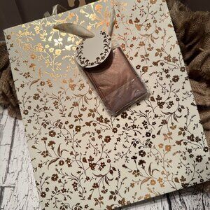 Rose Gold Foil Large Gift bag with Tissue and Tag